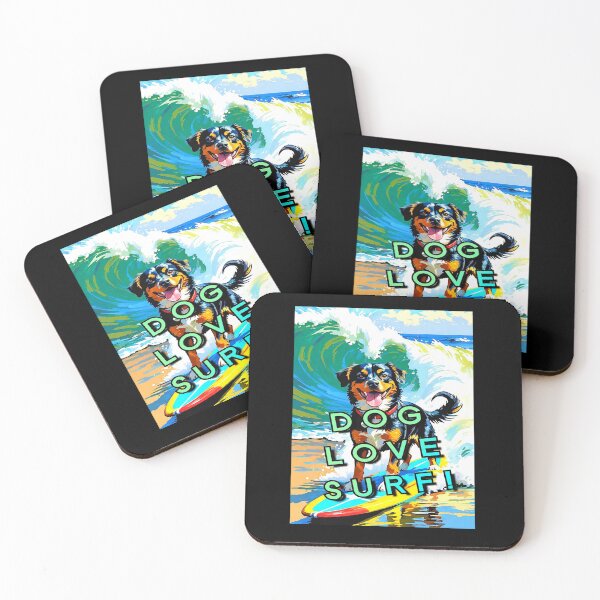 Item preview, Motivational DOG LOVE SURF! designed and sold by Giulivo Store Graphic.