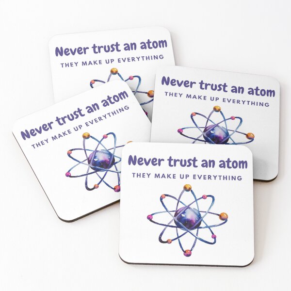 Item preview, Atom Science Joke designed and sold by MoonMonkeyNbear.