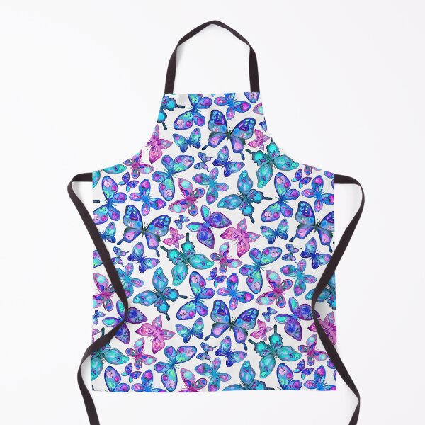 Item preview, Watercolor Fruit Patterned Butterflies - aqua and sapphire designed and sold by micklyn.