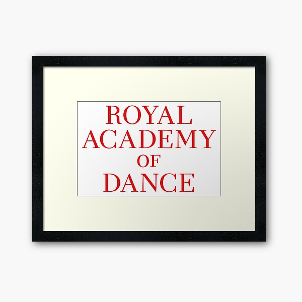 Vista previa del artículo con la obra «Royal Academy of Dance», diseñado y vendido por Orange-Monkeys.