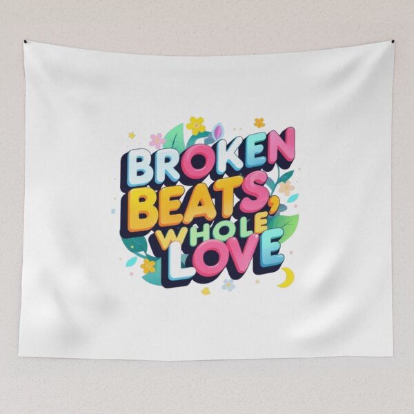 Item preview, Vibrant Harmony: Broken Beats, Whole Love designed and sold by artistmagicshop.