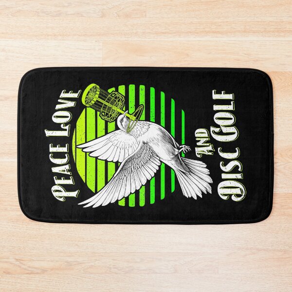 Item preview, Peace Love Disc Golf Basket Vintage White Dove Birdie designed and sold by GrandeDuc.