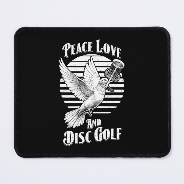 Item preview, Peace Love Disc Golf Basket Vintage White Dove Birdie designed and sold by GrandeDuc.