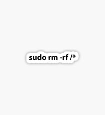 sudo rm -rf /* Sticker