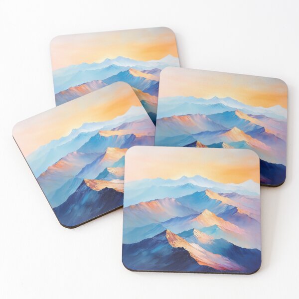 Item preview, Beautiful mountain Sunset designed and sold by Patusem.