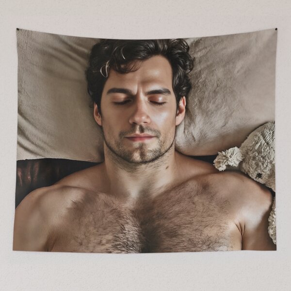 Item preview, Henry Cavill sleeping designed and sold by Estiny-1993.