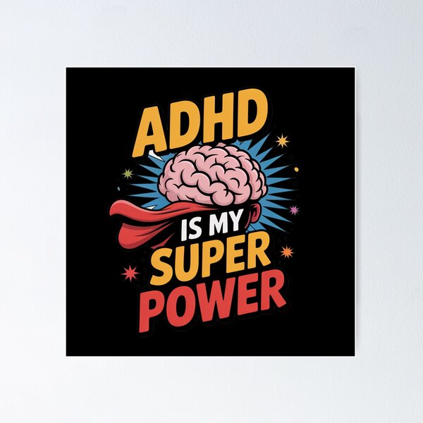 Item preview, ADHD is My Superpower designed and sold by MonkiFlipp.