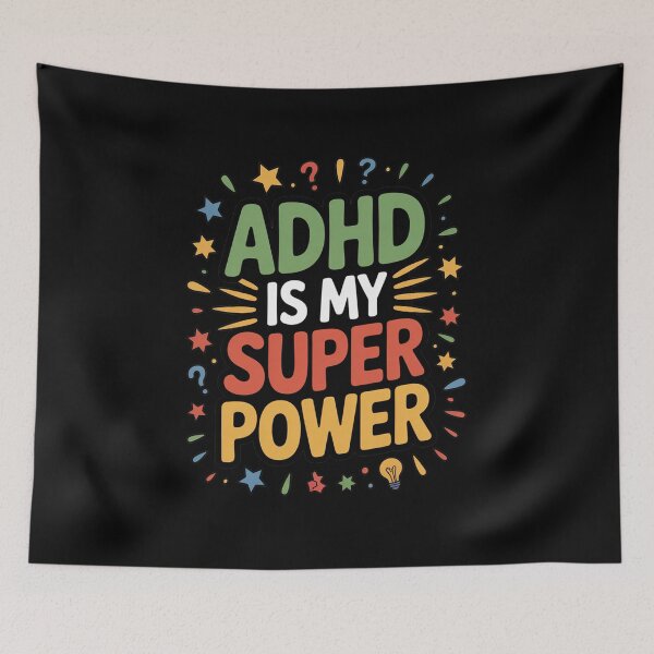 Item preview, ADHD is My Superpower designed and sold by MonkiFlipp.
