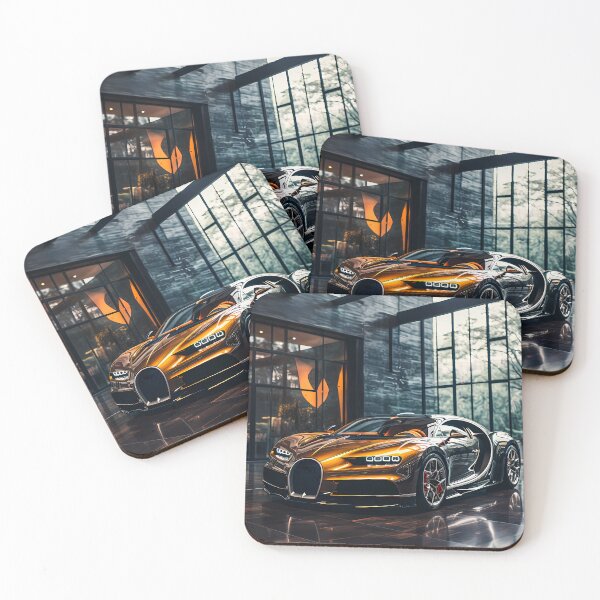 Item preview, Hypercar Reflected On Glossy Floor In Modern Showroom designed and sold by RevUpDesign.