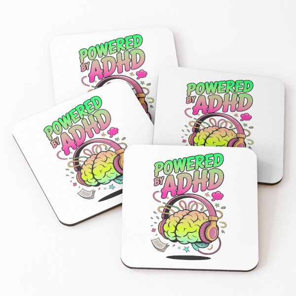 Item preview, Powered By ADHD designed and sold by MonkiFlipp.