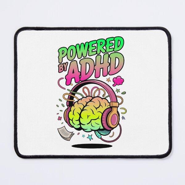 Item preview, Powered By ADHD designed and sold by MonkiFlipp.