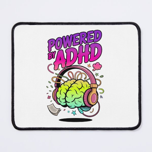 Item preview, Powered By ADHD designed and sold by MonkiFlipp.