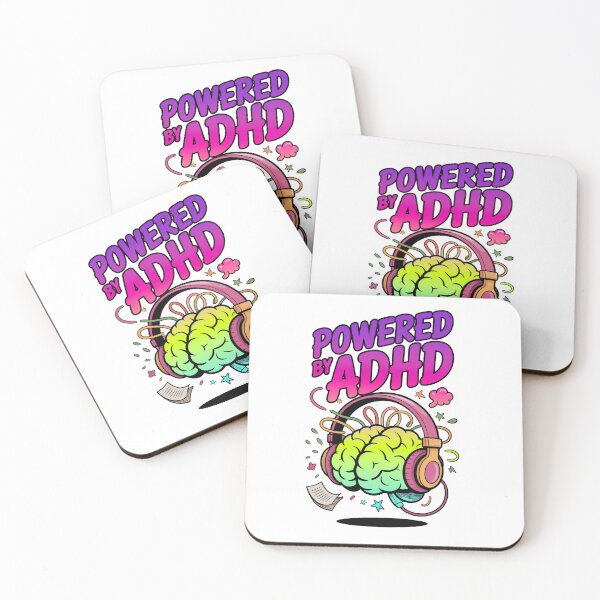 Item preview, Powered By ADHD designed and sold by MonkiFlipp.