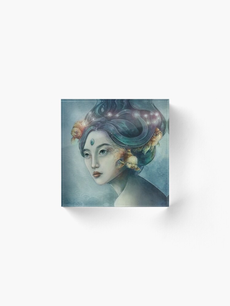 Alternate view of Zodiac Pisces Acrylic Block