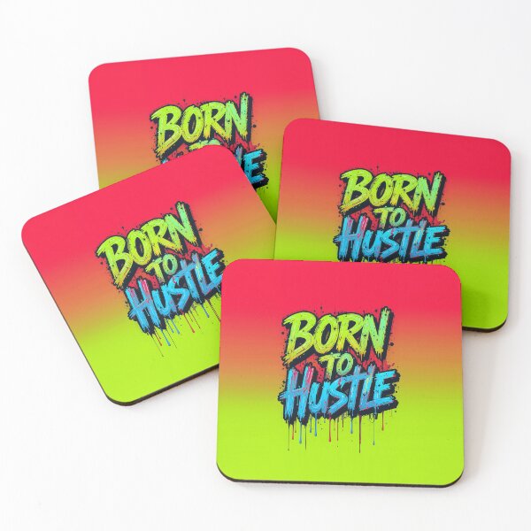 Item preview, Born to Hustle: Vibrant Graffiti Art Print & Sticker ?? designed and sold by chintee.