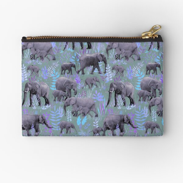 Item preview, Sweet Elephants in Purple and Grey designed and sold by micklyn.