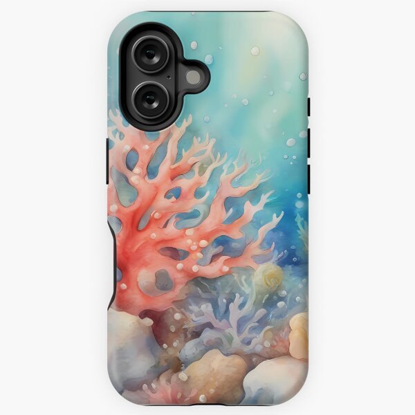 Vista previa del artículo con la obra «Arrecife de coral submarino», diseñado y vendido por BookCovered.