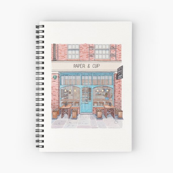 Elodie Plume - Paper & Cup Coffee Shop Cahier à spirale
