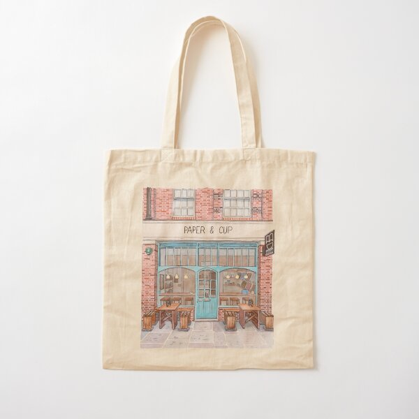 Elodie Plume - Paper & Cup Coffee Shop Tote bag classique