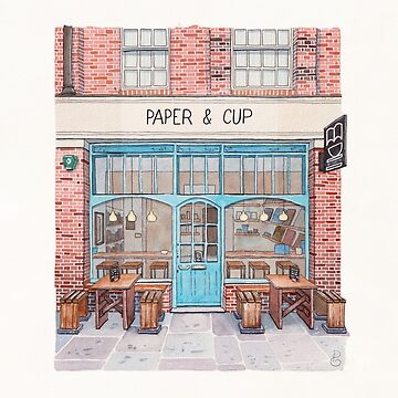 Aperçu de l'œuvre Elodie Plume - Paper & Cup Coffee Shop de ElodiePlume