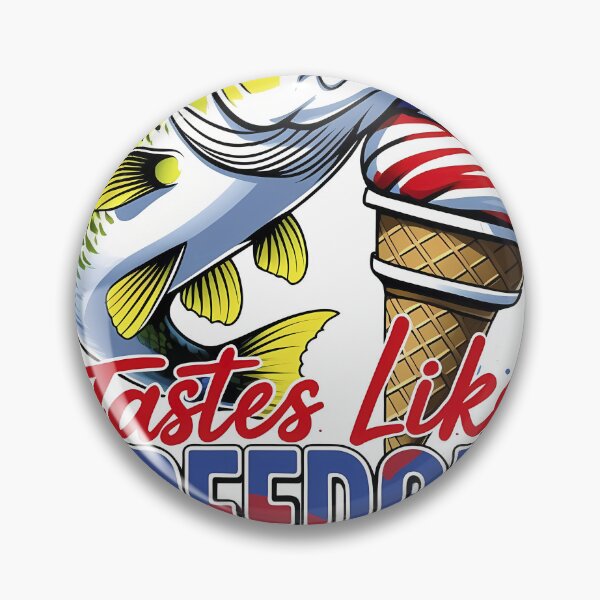 Item preview, USA Bass Fishing 4th of July America Tastes Like Freedom designed and sold by Trangkun1995.