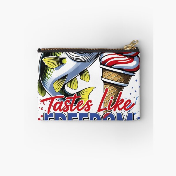 Item preview, USA Bass Fishing 4th of July America Tastes Like Freedom designed and sold by Trangkun1995.