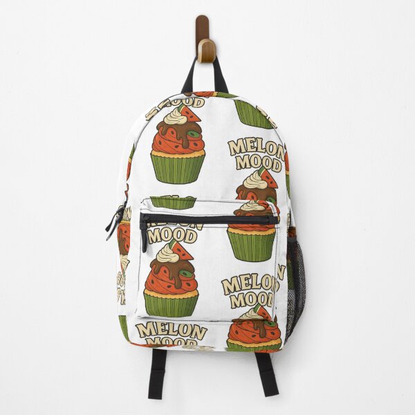 Item preview, A cute watermelon-themed cupcake with whipped cream and chocolate topping  - with melon mood designed and sold by Asbiell.