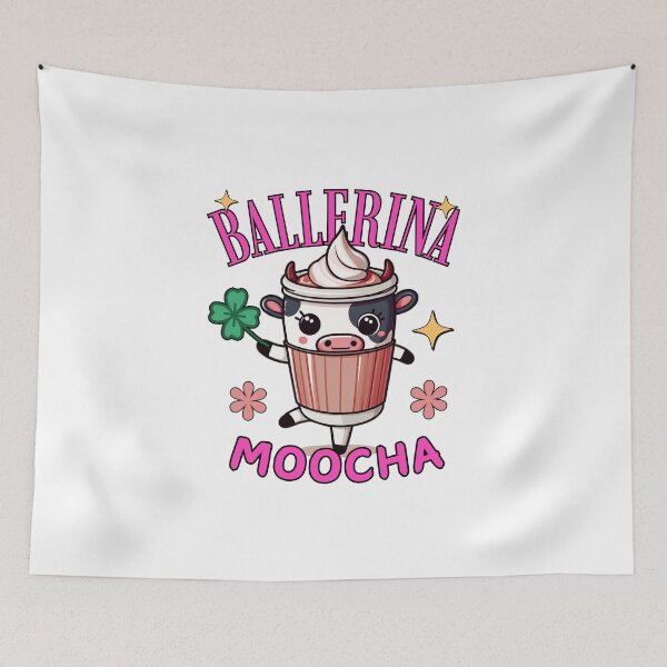 Item preview, Ballerina Moocha Cappucino Cow Coffee Kawaii Brainrot Meme designed and sold by happiecatstore.