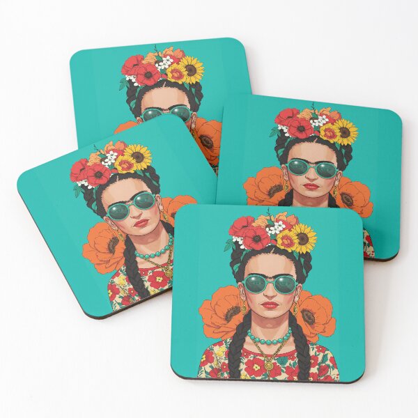 Artikelvorschau, Cooles Frida Kahlo Pop Art Portrait entworfen und verkauft von -DEEWOLF-.