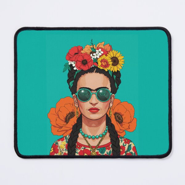 Item preview, Cool Frida Kahlo Pop Art Portrait designed and sold by -DEEWOLF-.