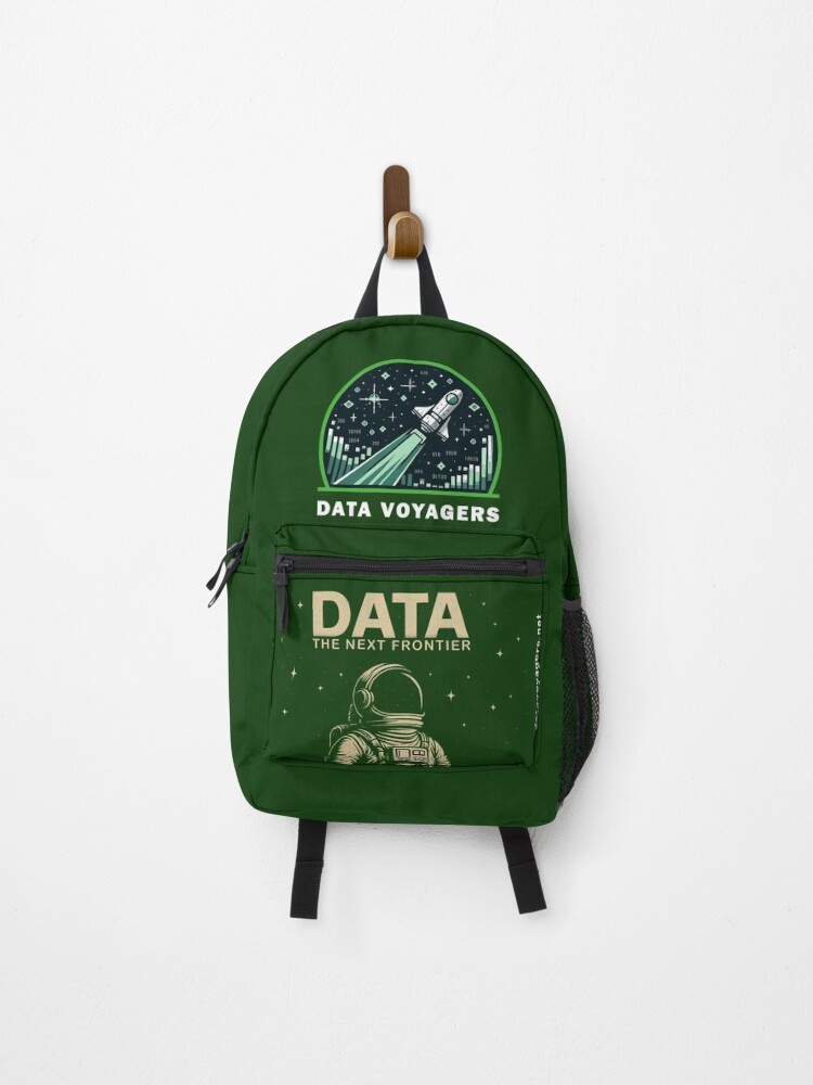 Thumbnail 1 of 3, Backpack, Data Voyagers Backpack and Duffle Bag designed and sold by DataVoyagers.