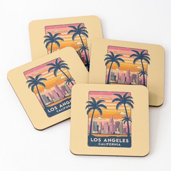 Item preview, A Vintage Travel Art of Los Angeles - California - US  designed and sold by GoodOldVintage.