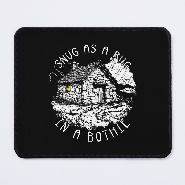 Item preview, SNUG AS A BUG BOTHIE HIKER SCOTLAND TRAMPING HUT designed and sold by Madjack Tees Kiwi SuperStore.