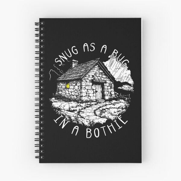 Item preview, SNUG AS A BUG BOTHIE HIKER SCOTLAND TRAMPING HUT designed and sold by Madjack Tees Kiwi SuperStore.