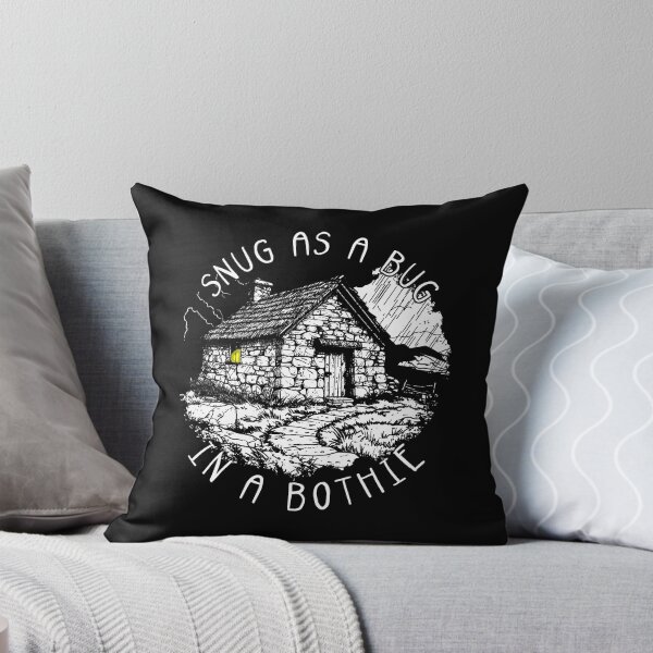 Item preview, SNUG AS A BUG BOTHIE HIKER SCOTLAND TRAMPING HUT designed and sold by Madjack Tees Kiwi SuperStore.