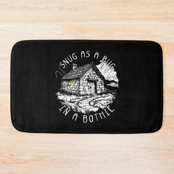Item preview, SNUG AS A BUG BOTHIE HIKER SCOTLAND TRAMPING HUT designed and sold by Madjack Tees Kiwi SuperStore.