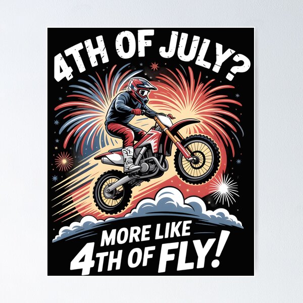 Item preview, 4th Of July Motocross For Men Dirt Bike Patriotic designed and sold by clothesy7.