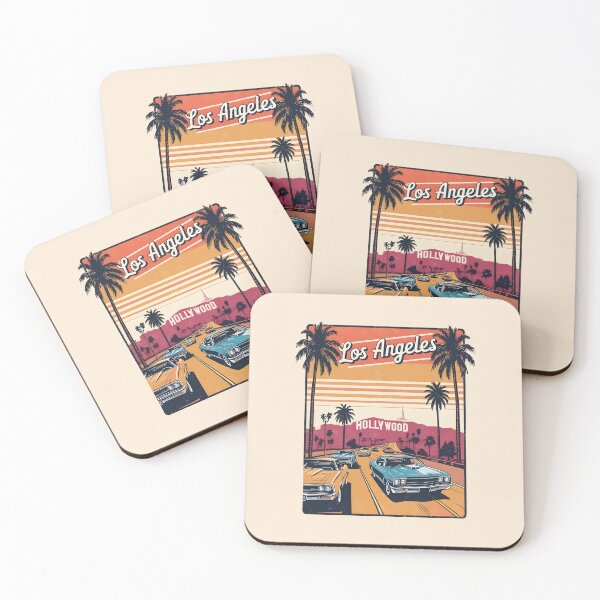 Item preview, A Vintage Travel Art of Los Angeles - California - US  designed and sold by GoodOldVintage.