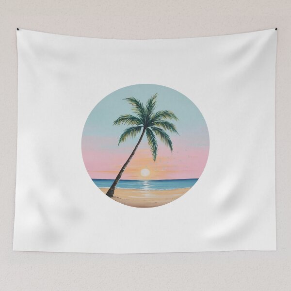 Item preview, Palm Tree Minimal Drawing Hawaii Sammer Lover designed and sold by P-Beginning.