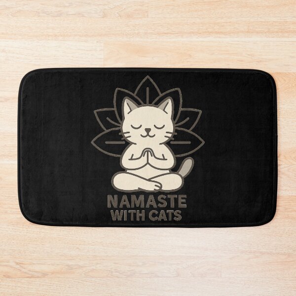 Item preview, Lifestyle Hub: Namaste With Cats designed and sold by M&M Lifestyle Hub.