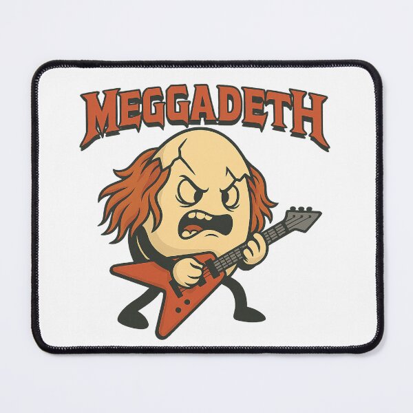 Item preview, MEGGADETH – Grunge Metal Egg Parody Band Design designed and sold by DIRTYSKETCHH.