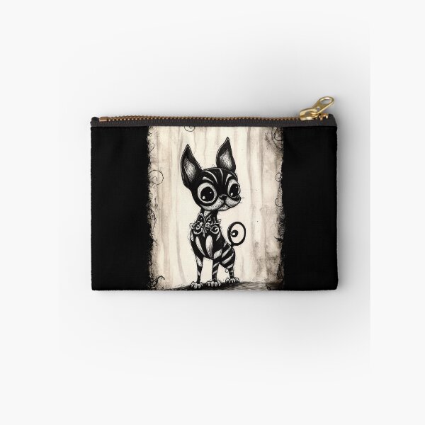 Item preview, Gothic Chihuahua – Creepy Cute Ink Sketch designed and sold by Spaabus.