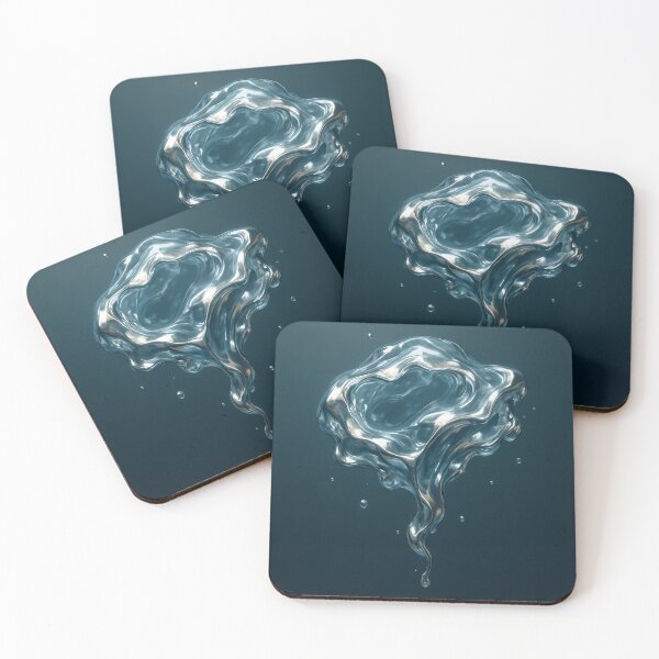 Item preview, Bloom of the Liquid Mind – Metal + Water Series (7/29)  designed and sold by RinWinArts.