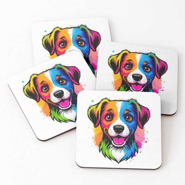 Item preview, Colorful dog designed and sold by Grypis.