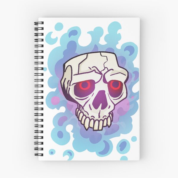 Item preview, ghostly skull designed and sold by Jabrele.