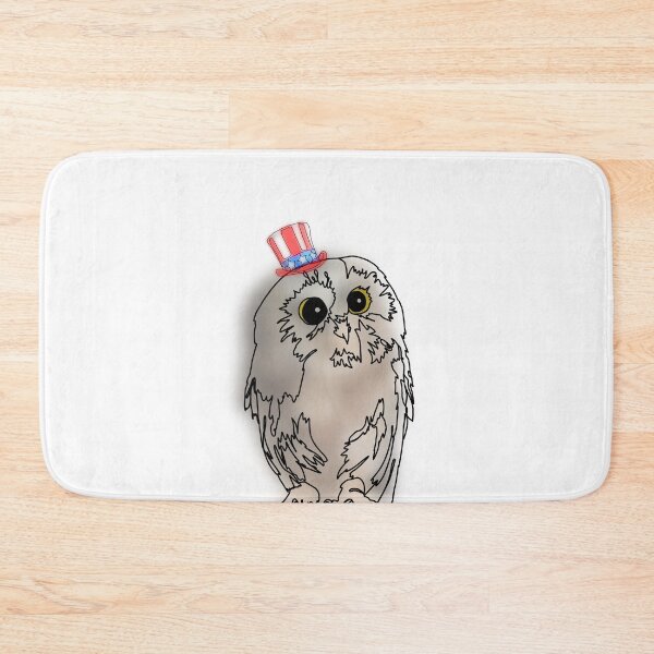 Item preview, Wise Owl in Uncle Sam Hat – Patriotic 4th of July Animal Illustration designed and sold by Ashley’sAnimalz.