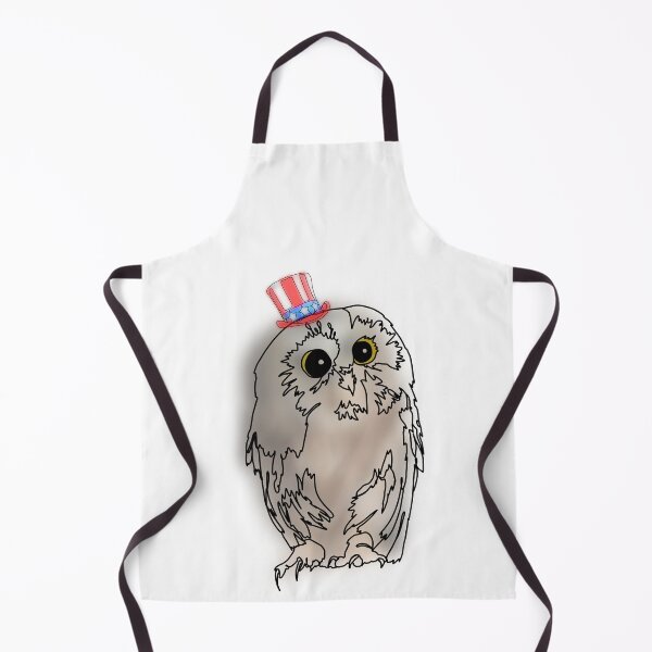 Item preview, Wise Owl in Uncle Sam Hat – Patriotic 4th of July Animal Illustration designed and sold by Ashley’sAnimalz.