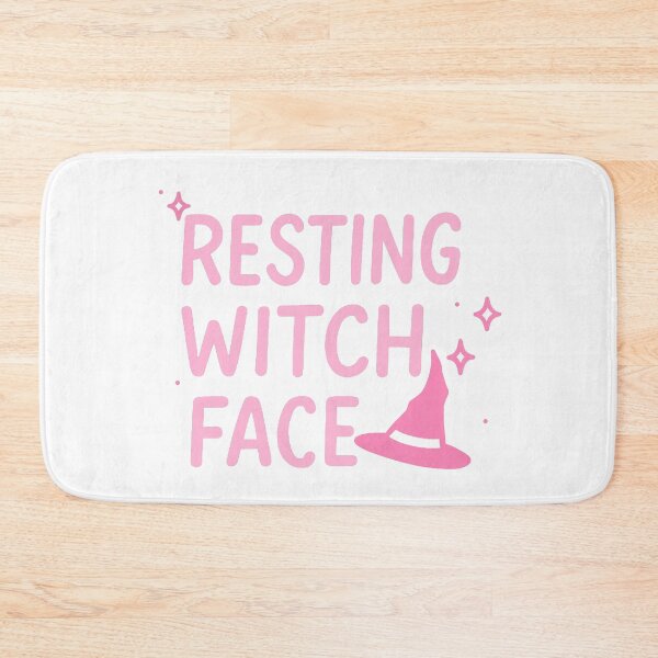 Item preview, Resting Witch Face in Pink designed and sold by FarieArt.