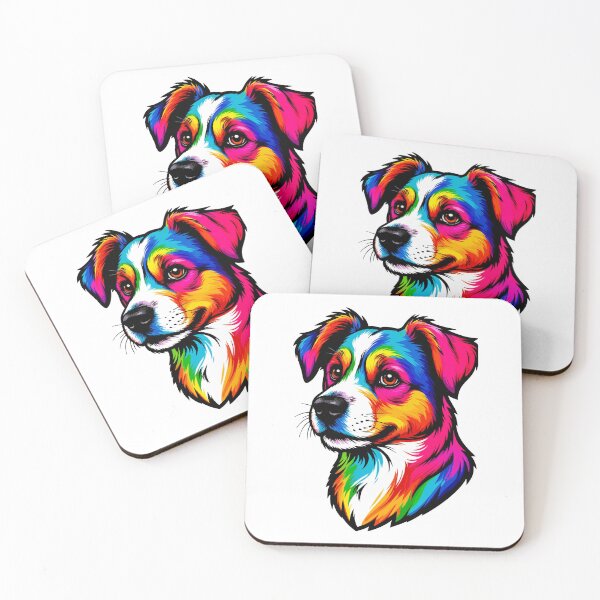 Item preview, Colorful dog designed and sold by Grypis.