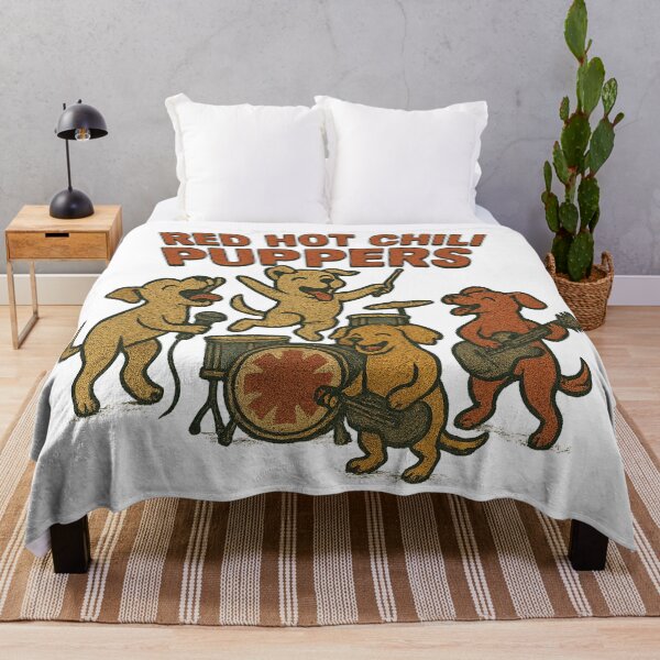 Item preview, Red Hot Chili Puppers – Grunge Dog Band Parody Design designed and sold by DIRTYSKETCHH.